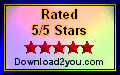 Rated 5 Stars by Download2you.com